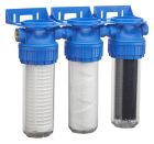 station triple de filtration eaux de pluie / puits, efficacité 12 mois