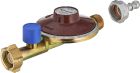 détendeur butane avec sécurité 1.3 kg/h - 28 mbar écrou bouteille / mâle 20x150 avec tétine