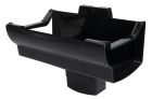 NAISSANCE CENTRALE POUR TUBE DE DESCENTE TYPE PROFILE LG38 NOIR - UNAD381N