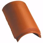 Faîtière / arêtier lisse à emboîtement universelle terre cuite Nuancé paille