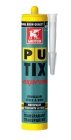 Colle à bois thixotrope - PU-TIX EXPRESS transparent - cartouche de 340g