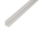 Profilé cornière égale 30x30/2000 aluminium plastifié blanc