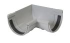 ANGLE DE GOUTTIERE INTERIEUR A JOINT POUR PROFILE LG25  GRIS   - AI25