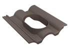 TUILE A DOUILLE PLEIN CIEL UNIVERSELLE DUROVENT D110MM A D150MM BRUN