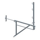 Échafaudage Alu trav. mur <0.50m avec traversée de mur Ø 20mm