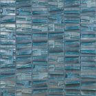Mosaïque en verre recyclé - 660 MOON BLUE RECTANGULAR 25X50MM