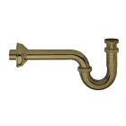 siphon de lavabo forme s 1'1/4 vieux bronze