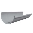 Profil de gouttière ronde dév.250 gris longueur 4m - PROFIL GOUTTIERE 25 GRIS 4 ML