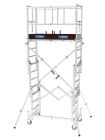 Échafaudage roulant en aluminium X'TOWER - hauteur de travail 4,8m - X-Tower