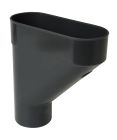 JAMBONNEAU POUR TUBE EAU PLUVIALE TD80 NOIR   - JAM80N