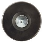 PLATEAU SUPPORT CAOUTCHOUC AVEC TIGE ET ECROU D125 P/PERC