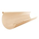 Profil de gouttière ronde dév.330 sable longueur 4m - PROFIL GOUTTIERE 33 SABLE 4 ML