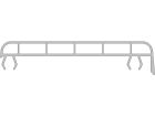 Elargisseur d'ébrasement PVC 75 mm blanc signalisation