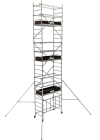 Échafaudage roulant en aluminium RUNNER - hauteur de travail 7,6m - Runner