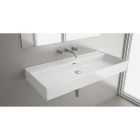 Plan vasque VENETO 1010 PORCELAINE BLANCHE a vasque sans siphon. ni bonde de vid