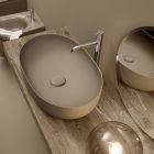 LAVABO A POSER NOLITA 60x40 SANS TROU NOCCIOLA