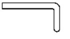 PLANCHE DE RIVE NOIR LONG 5M,  Larg 150 mm, Haut 9 mm
