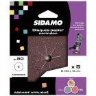 BLISTER DE 5 DISQUES PAPIER DIAM.125 AL.12 GR 80