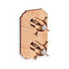 FACADE EXTERNE CHAMBORD LAITON THERMO 2 SORTIES OR ROSE BROSSE PVD