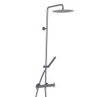 COLONNE DE DOUCHE CROSS ROAD THERMOSTATIQUE COMPLETE METAL BROSSE
