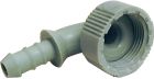raccord pour flexible alimentation machine à laver femelle coudé écrou tournant F.20x27 tuyau Ø10 intérieur