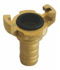 Raccord express cannelé pour tuyau Ø19mm - La solution fiable et simple pour un raccordement de puisage ultra rapide à connecter - Corps en laiton - Joint intégré