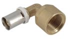 COUDE 90° A SERTIR FEMELLE VIS-3/4 20/27   - FLC1620F