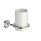 porte verre ix 100% inox rosaces ø 45 mm