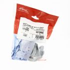 5 CROCHETS BANDEAU PLASTIQUE POUR PROFILE DE 16 GRIS - 5GB1