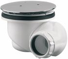BB204 - Bonde de douche Ø90mm - universelle pour tout type de receveur - Bonde à sortie orientable à 180° - Débit 35 l/mn - Capot métal - nettoyage facilité grâce à une tasse de récupération incorporée
