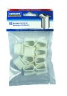 Carte 10 Pontets PO H=18 plastique ordinaire