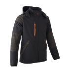 YUKI II Veste Softshell Noire/Citrouille taille 3XL