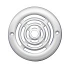 GRILLE CLOISON RONDE X 4 DIA 64 S/M BLANCHE