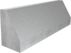 Bordure quai bus fil de 21 - long. 1m x larg. 20cm x haut. 30cm - béton gris - CE 6.0