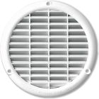 GRILLE RONDE DE MENUISERIE A ENCASTRER DIA 138 S/M BLANCHE