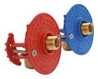 Fixation pour robinetterie Lavabo pour tube Multicouche Ø16 raccord à compression sortie mâle 12/17 (3/8')
