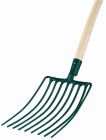 FOURCHE À CAILLOUX DOUILLE 9 DTS MANCHE BOIS