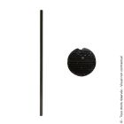 ACCESSOIRES ESPAGNOLETTE PROV LACET RUSTIQUE NOIR