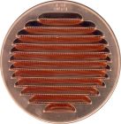 GRILLE RONDE PERS. CUIVRE D200 VR