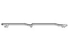 Bardage PVC double blanc signalisation Rainure V long. 6m x ep.6mm