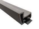 JOINT ANTI-PINCE DOIGTS POUR INT PORTE CLASSE FEU   36mmx40mm L.2500mm