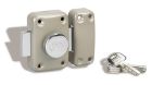 VERROU TRAFIC 6 A BOUTON ET CYLINDRE 45MM 4 CLES REVERSIBLES