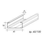 Fourrure 45 - long. 2,4 m x larg. 45 mm