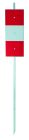 PIQUET DE CHANTIER K5B 1 FACE REFLECHISSANTE