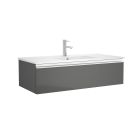 Meuble SPIRIT 1000 1 tiroir métallique GRIS BRILLANT 997 x 270 x 450 mm