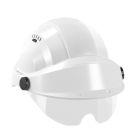 Casque - Orizon blanc visiere blanche avec lunette - Taille unique