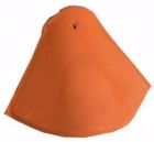 Arêtier bonnet sans emboîtement universelle terre cuite Volcane - long. 28,5 cm