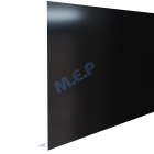 Rivecel '9' Planche de rive en PVC cellulaire hauteur 400 mm X 5 mlép 9 mm - Rivecel '9' Planche de rive en PVC cellulaire hauteur 400 mm X 5 mlép 9 mm couleur NOIR