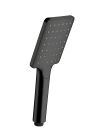 douchette quadri 3 anticalcaire carre black mat