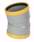 Coude PVC  FF 15° 160 JM C34